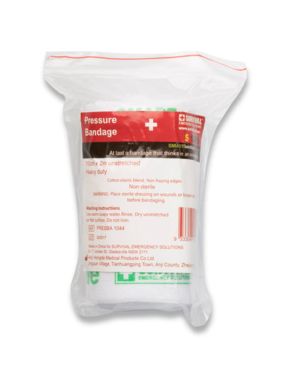 SMART bandage in vacuum-sealed flatpack packaging